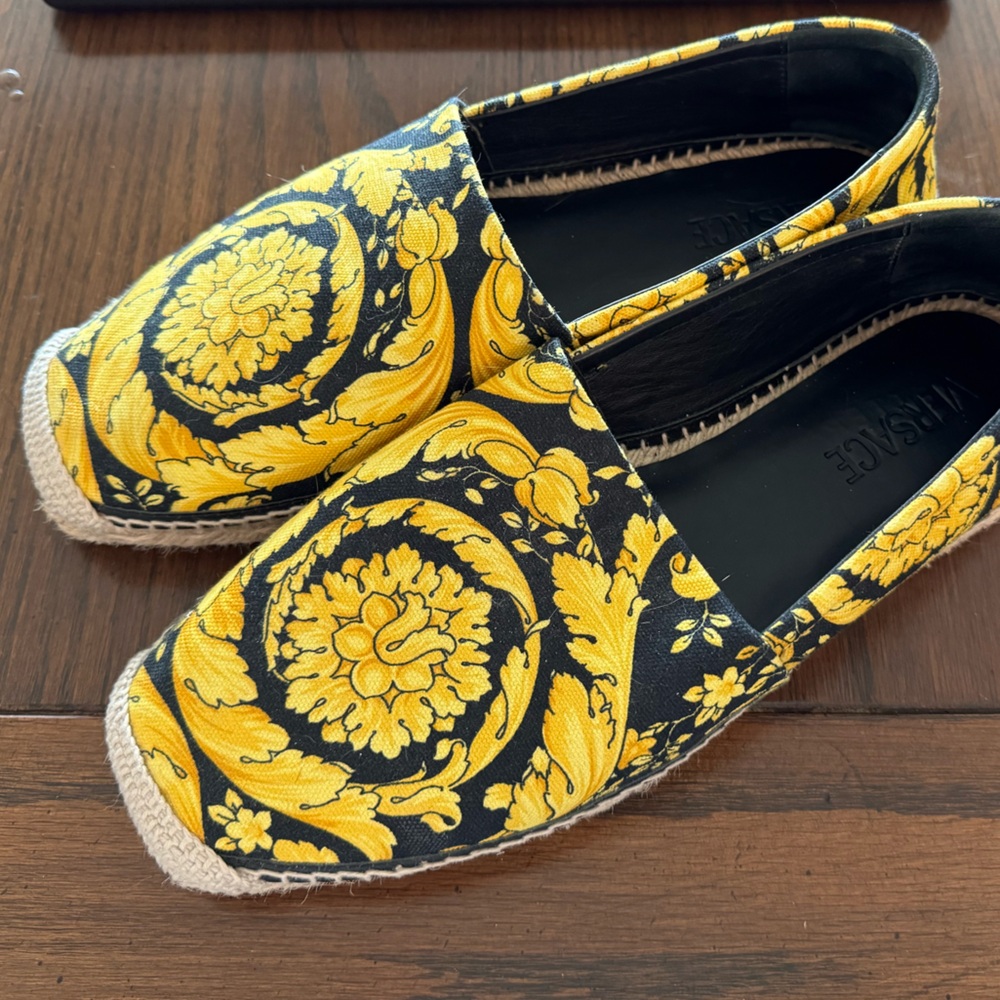 Versace Barocco Baroque Espadrille 42 Men